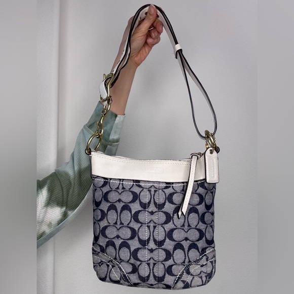 Coach Denim Bleecker Sufflette Y2K - Picture 3 of 16